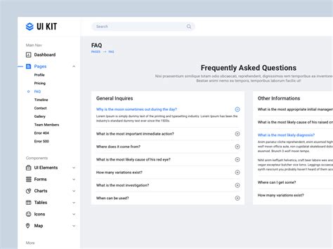 Faq Ui Design By Bala Ux On Dribbble