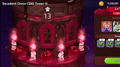 Decadent Choco Cake Tower Tray 13 F2p WITH Storm Bringer Cookie Cookie