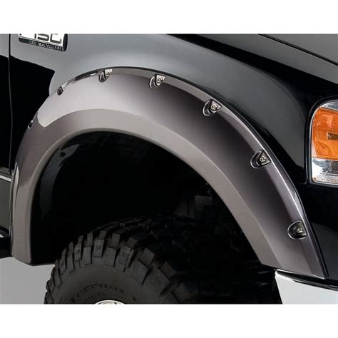 Bushwacker Pocket Style Matte Black Front Fender Flares