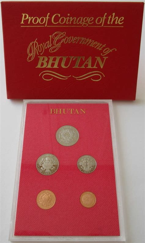 Bhutan Proof Coin Set Mago Muenzen