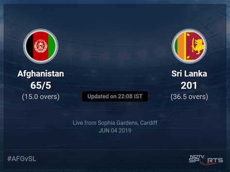 Afghanistan vs Sri Lanka live score over Match 7 ODI 11 15 updates ...