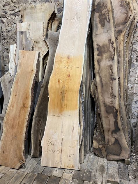 Locust Live Edge Wood Reclaimed Wood Slabs Kiln Dried Wood For Sale