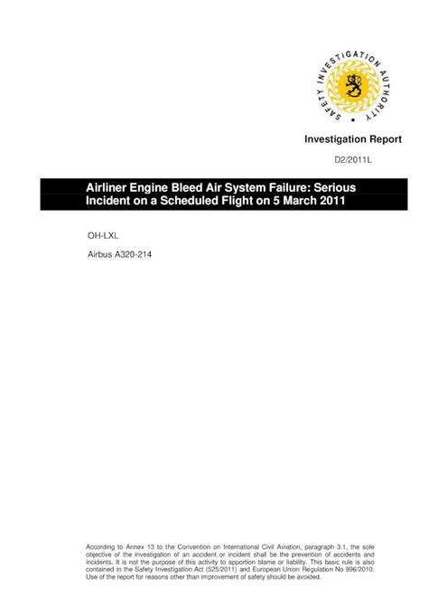 PDF Airliner Engine Bleed Air System Failure Serious Incident