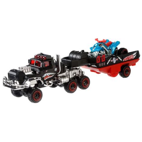 Hot Wheels City Haulin Horsepower kisautó szállító kamion szett