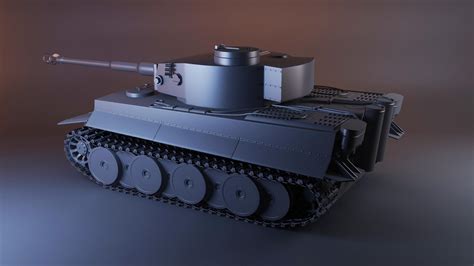 Tiger 1 Heavy Tank — polycount