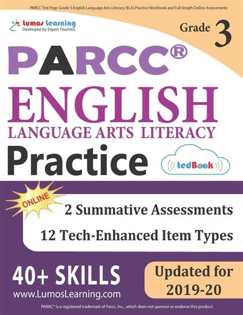 PARCC Test Prep Grade 3 English Language Arts Literacy ELA Practice