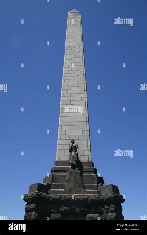 Obelisk monument at One Tree Hill, Auckland, New Zealand Stock Photo - Alamy