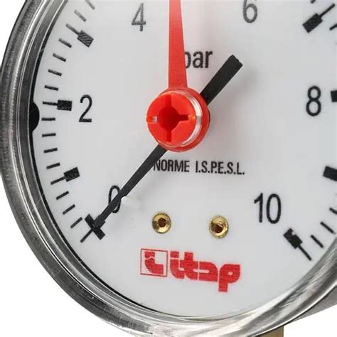 Манометр радиальный Itap 63мм 10 бар 1/4" 482B014 купить по 554.00 Р в ...