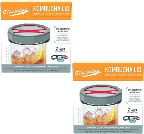 Amazon Masontops Kombucha Lid Home Brewing Mason Jar Supplies