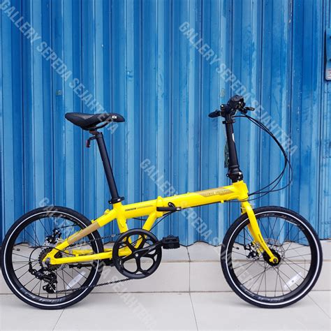 Jual Sepeda Lipat Dahon Ion Madison 20 Inch Yellow Shopee Indonesia