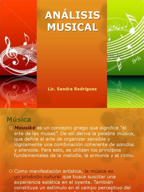 Análisis Musical Pdf Melodía Instrumentos Musicales