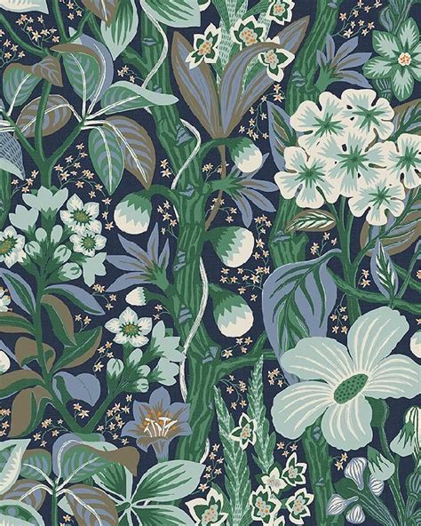 Borastapeter арт 2081 на сайте Обойкин | Floral wallpaper, Wallpaper ...