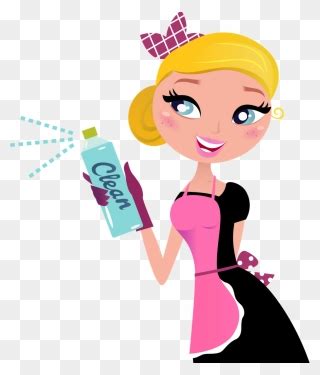 Cleaning Lady Cartoon Clipart (#3351617) - PinClipart