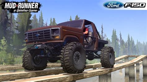 Spintires MudRunner ROCKWELL 86 FORD F150 Off Road Driving Trial