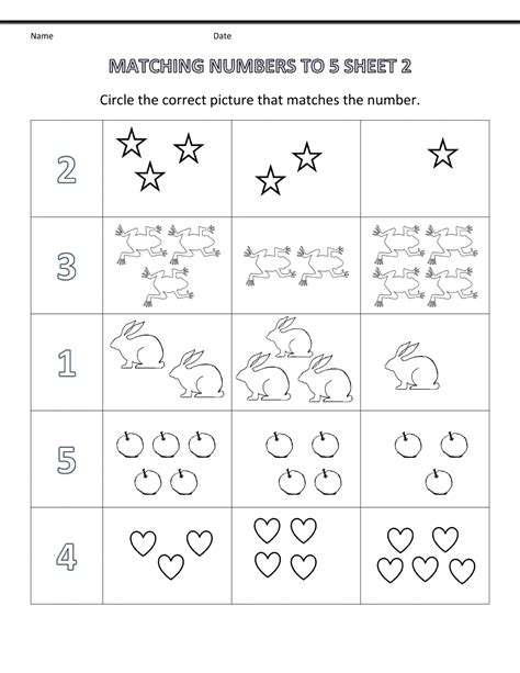 Preschool Math Worksheets Free | Learning Printable