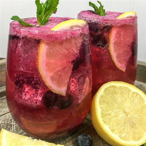 Sparkling Blueberry Lemonade Mocktail Recipe Mama Likes To Cook