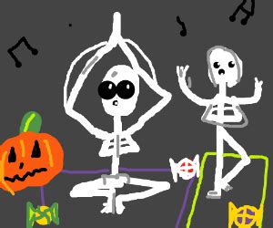 Halloween Yoga - Drawception