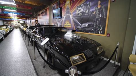 Ford Falcon From Car Used For Mad Max Road Warrior Movie In Museum