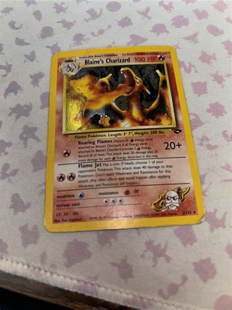 Pokémon TCG Blaine s Charizard Gym Challenge 2 Holo Unlimited Holo Rare