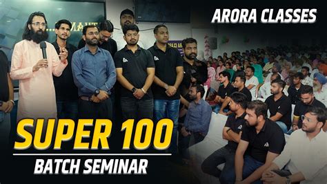 Launch New Batch By Arora Classes Super 100 Batch Patwari Naib