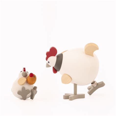 Hühnerei und Hahn – Miniaturendrechslerei Uhlig