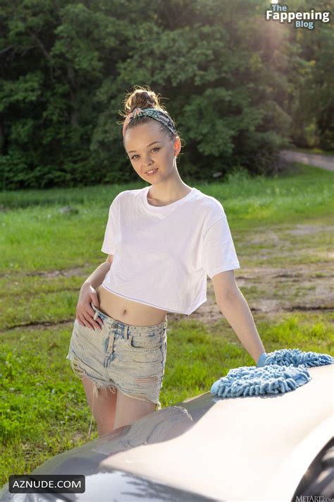 Shea Sexy And Nude Poses Her Wet Pussy Alluring Butt And Tits In A Photoshoot Of Car Wash Aznude