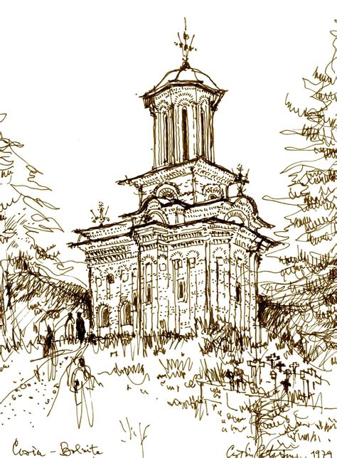 Monastery Drawing At Explore Collection Of