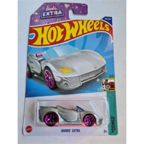 Carrinho Hot Wheels Barbie Extra Tooned Mattel Toyshow Tudo De Marvel DC Netflix Geek Funko