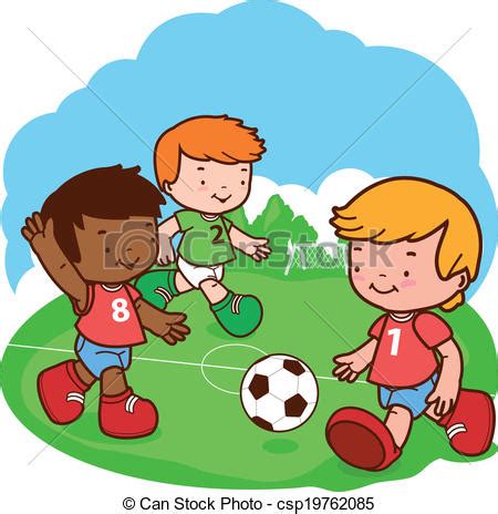 Vector - kids playing soccer | Clipart Panda - Free Clipart Images