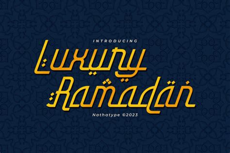 Luxury Ramadan- Display Font - Natha Studio