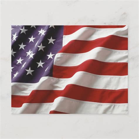 American Flag Postcard Zazzle