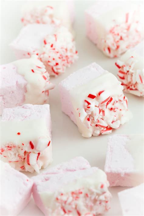 Super Easy Homemade Marshmallows With Dairy Free Peppermint Bark