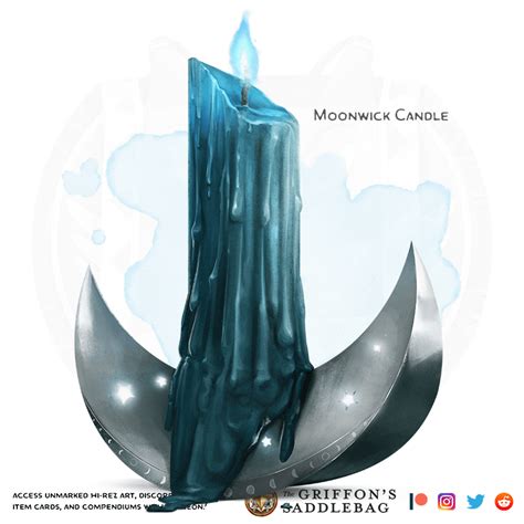 The Griffons Saddlebag Moonwick Candle Wondrous Item R