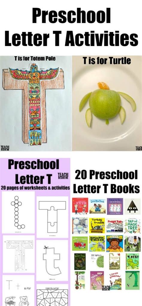 Letter of the Week: Preschool Letter T Activities & Ideas - Teach Beside Me