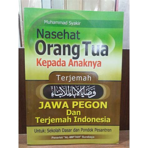 Jual Terjemah Washoya Jawa Pegon Shopee Indonesia