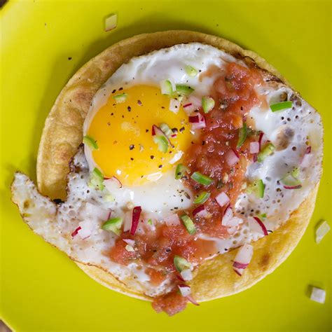 Fried Egg Tortillas with Fresh Cravings Salsa - Fresh Cravings