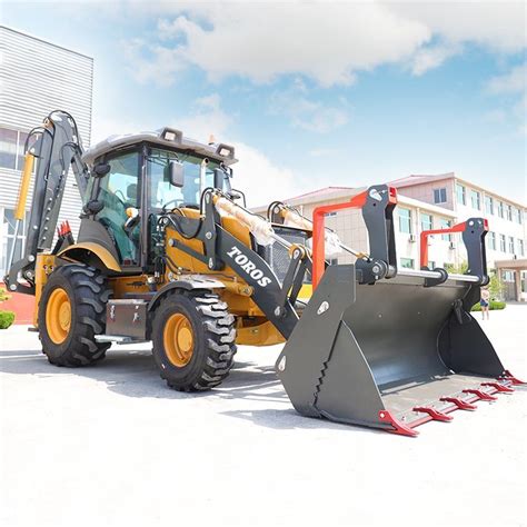 China Wheel Drive New Backhoe And Loader Mini Tractor With Front End