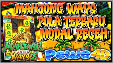 MAHJONG WAYS2 MODAL RECEHTRIK POLA 30 10 10 DIKASIH WD 1 9 JT YouTube