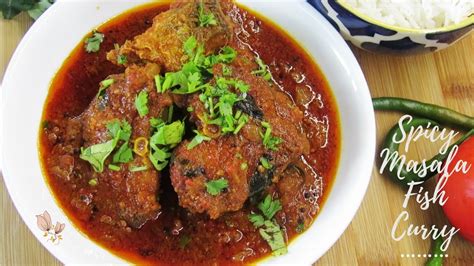 Spicy Masala Fish Curryeasy And Delicious Fish Curry Youtube