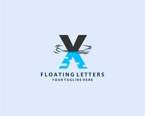 Diseño Del Logo De La Letra X Con Un Concepto De Gota De Agua Vector Premium