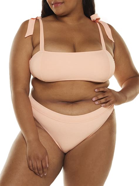 Celebrity Pink Junior S Banded Scoop Swimsuit Bikini Bottom Walmart