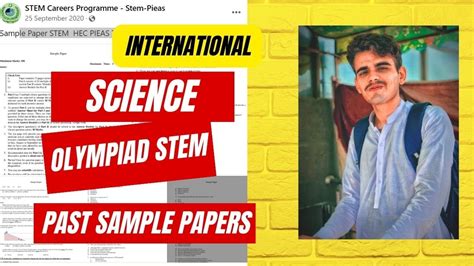 How To Find The Past Papers Of International Science Olympiad Stem Hec And Pieas Sample Papers