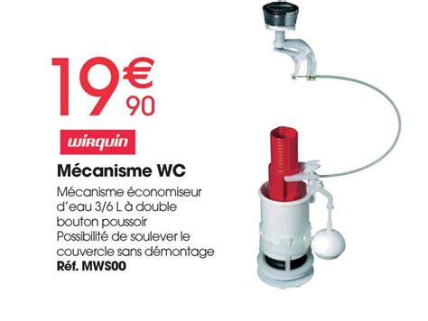 Promo M Canisme Wc Wirquin Chez Brico Pro Icatalogue Fr