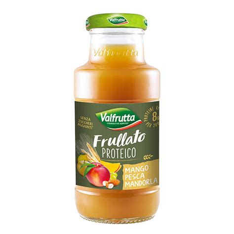 Frullato Proteico Al Gusto Mango Pesca Mandorla Valfrutta 200 Ml X 24