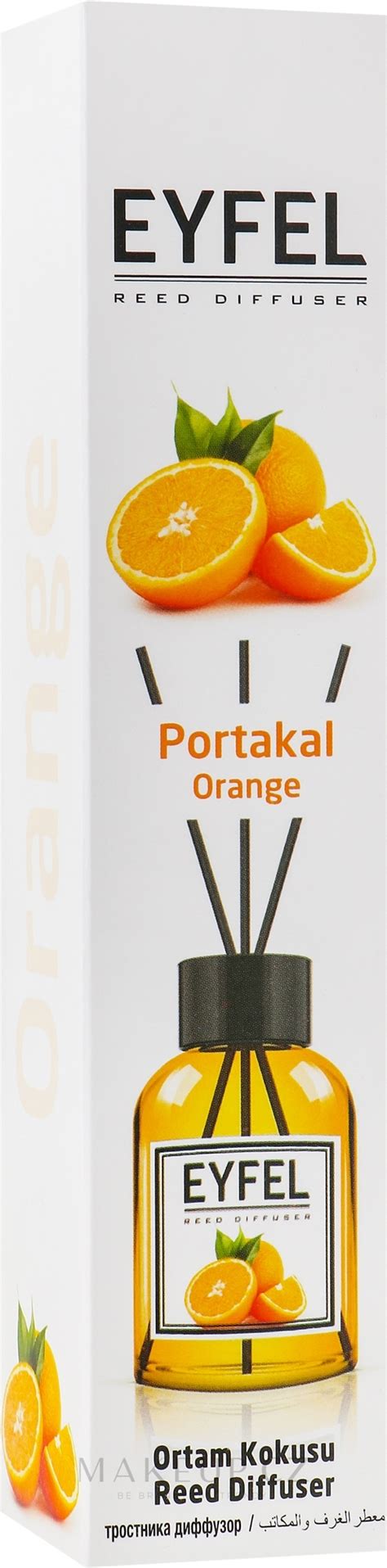 Eyfel Perfume Reed Diffuser Orange Aroma difuzér Pomeranč Makeup cz