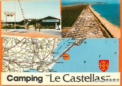 CPSM FRANCE 34 Sète camping Le Castellas 34 herault sète