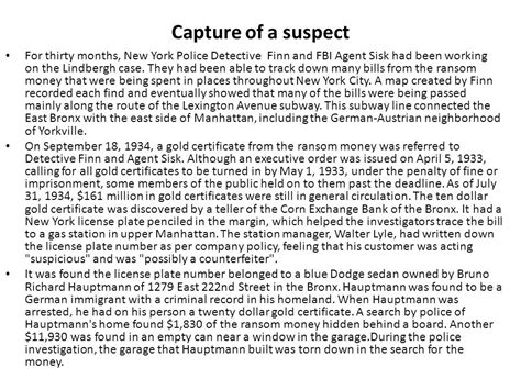 Lindbergh Baby Kidnapping The Kidnapping Of Charles Augustus Lindbergh