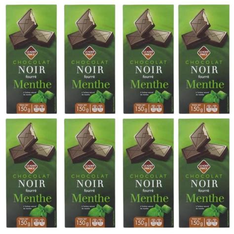 Lot De Chocolat Noir Fourr Menthe G Par Tablette Cdiscount