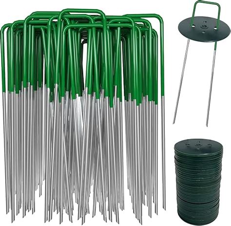 AGAKY 40 Piquets De Fixation Pour Bache E 40 Rondelle Piquets De