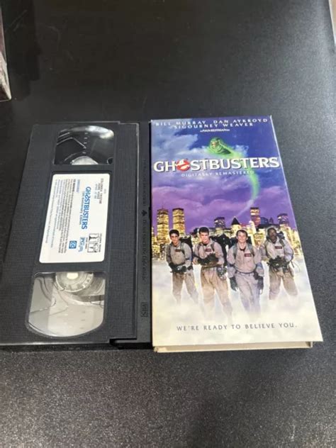 Ghostbusters Vhs Bill Murray Dan Aykroyd Sigourney Weaver Rick